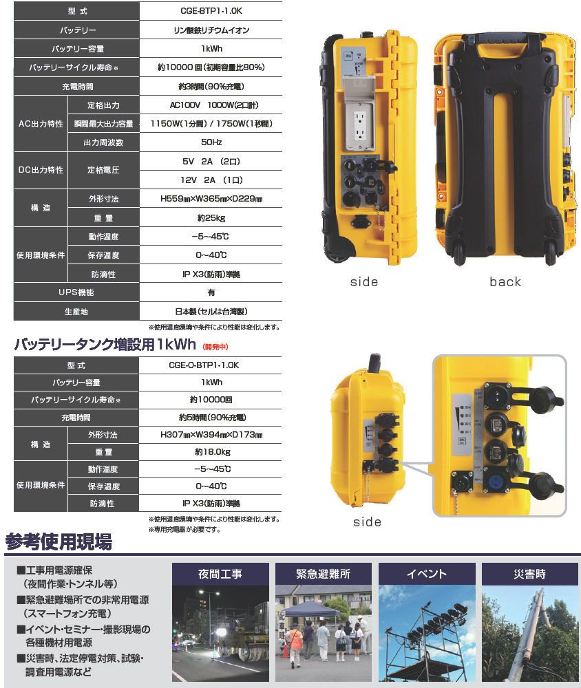 バッテリータンクPlus